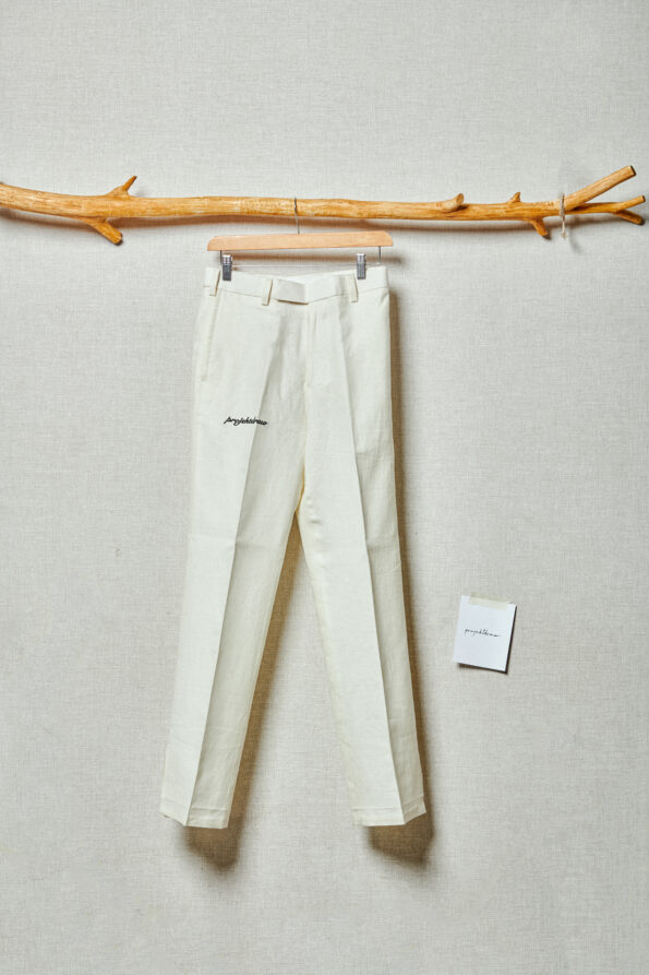 Linen Slit Pants 3